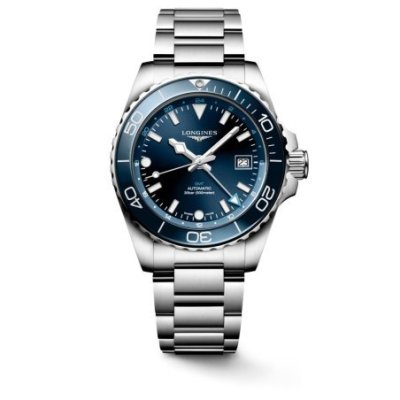 Longines - Hydroconquest Gmt - Acciaio - Automatico