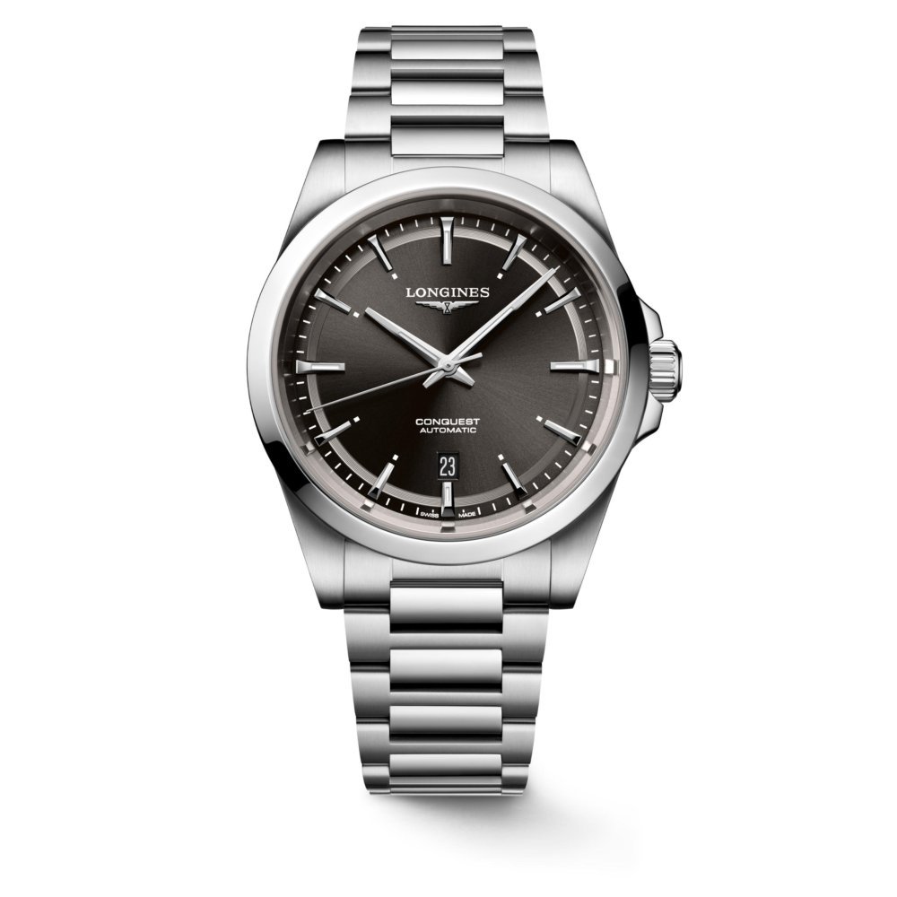 Longines - Conquest Modell - Acciaio - Nero