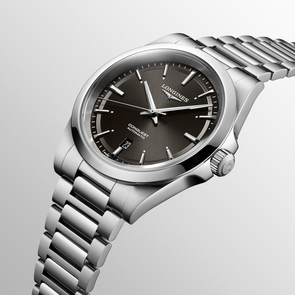 Longines - Conquest Modell - Acciaio - Nero