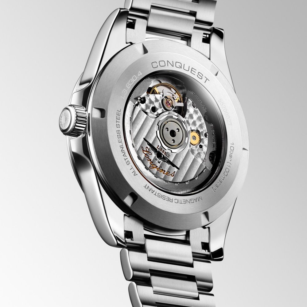 Longines - Conquest Modell - Acciaio - Nero