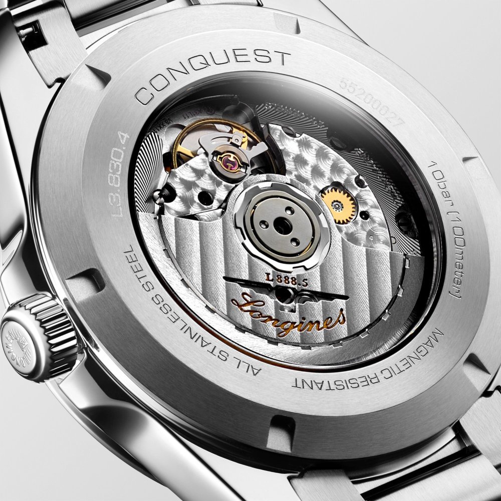 Longines - Conquest Modell - Acciaio - Nero