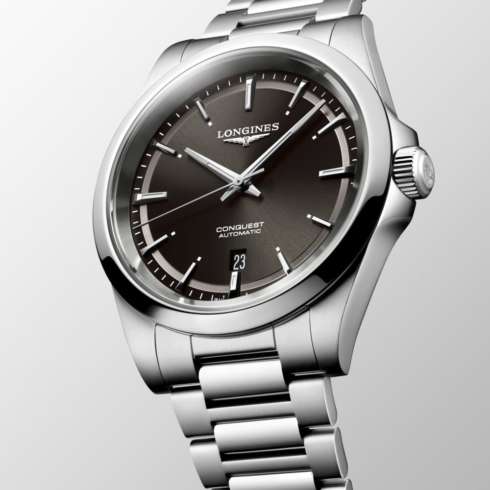 Longines - Conquest Modell - Acciaio - Nero