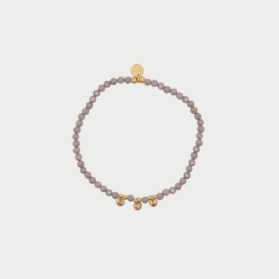 Rue Des Mille - Bracciale Elastico - Zirconi Milky