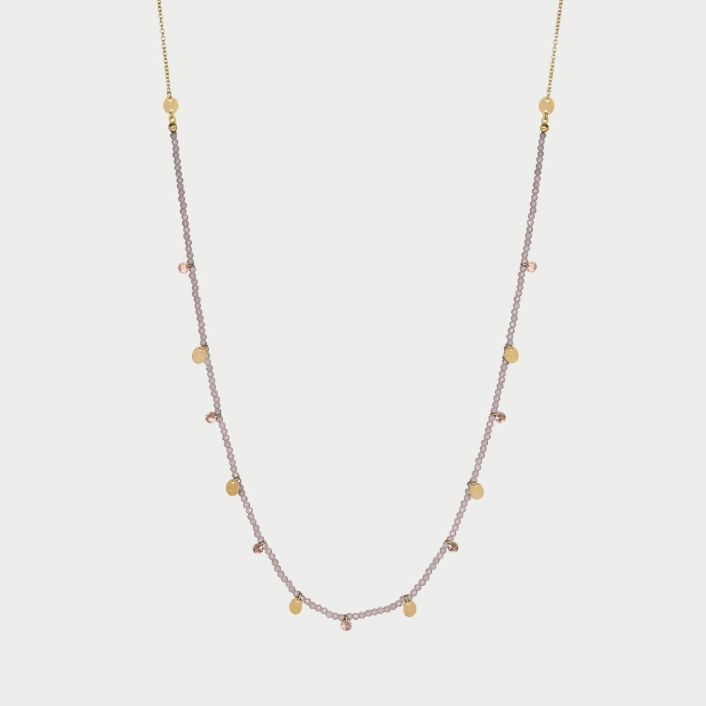 Rue Des Mille - Collana Zirconi Milky - Eleganza Boho