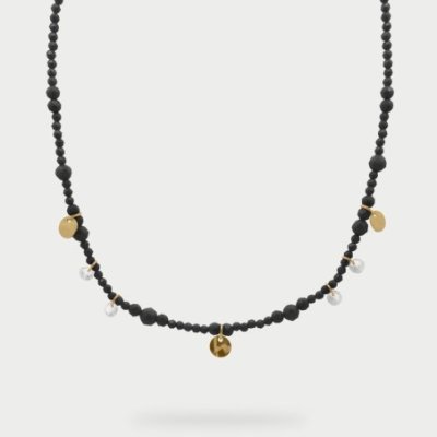 Rue Des Mille - Girocollo Zirconi - Argento 925 - Oro Giallo
