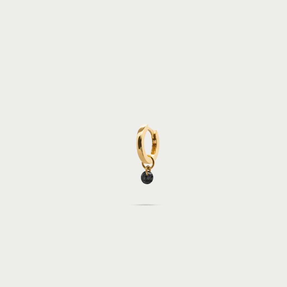 Rue Des Mille - Mono Hoop Mini - Argento 925 - Zircone