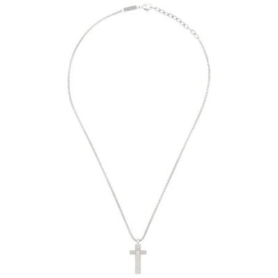 Breil Jewels - Collana Tag And Cross - Acciaio - Zirconia