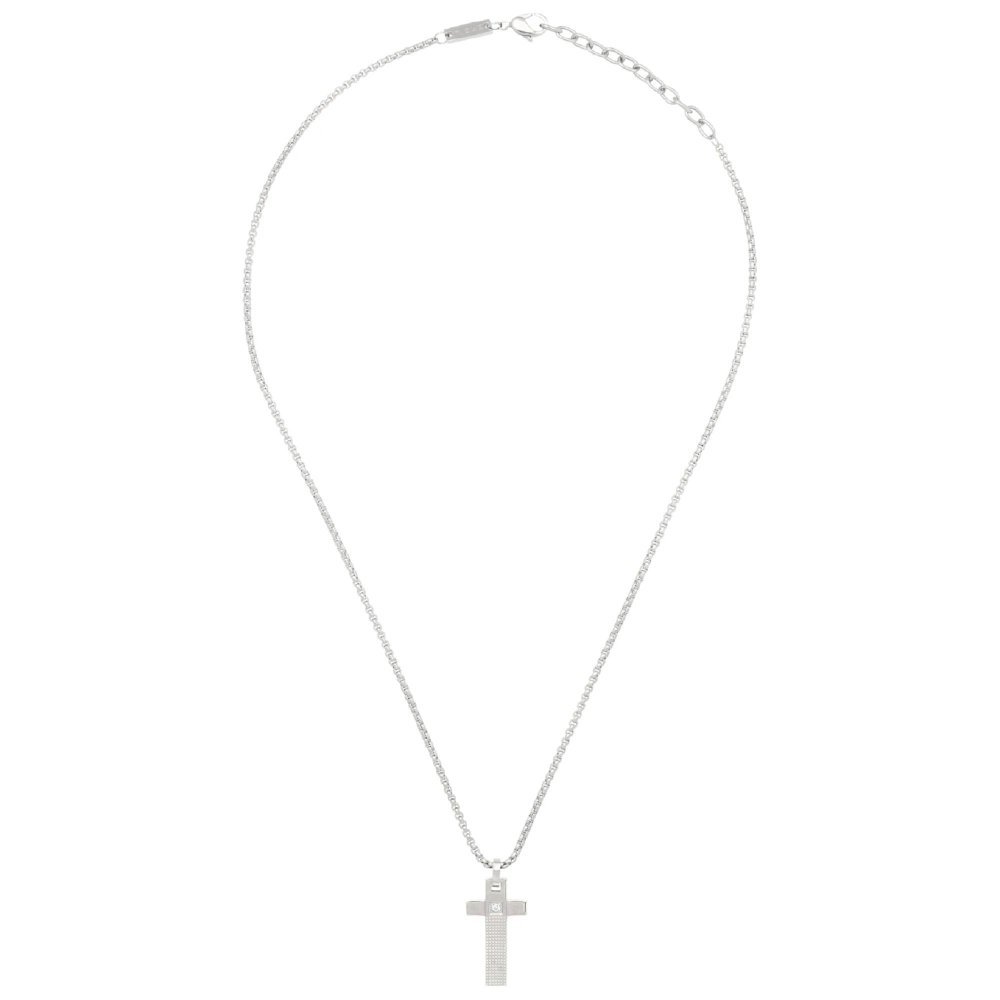 Breil Jewels - Collana Tag And Cross - Acciaio - Zirconia