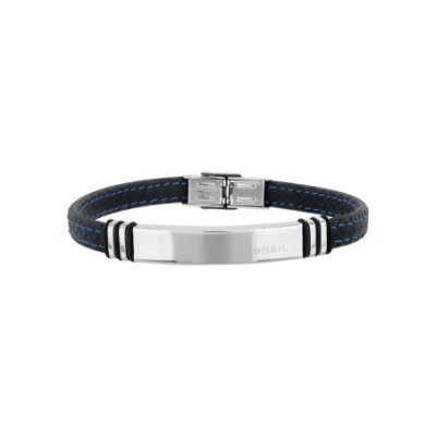 Breil Jewels - Bracciale In Acciaio - Silicone Nero