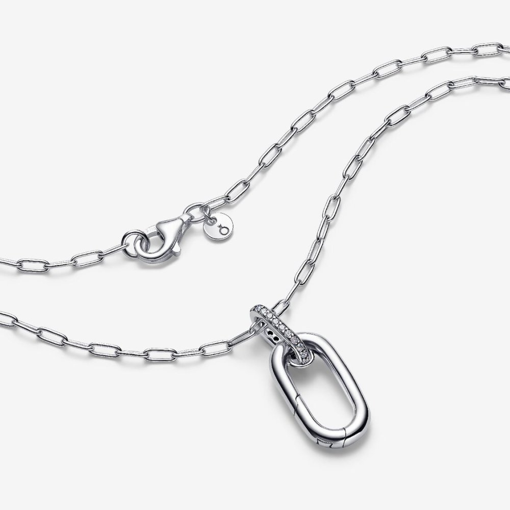 Collana con Link Pendente Apribile Pandora ME Argento Sterling 925 - Pandora