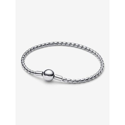 Bracciale Maglia Spiga con Chiusura a Sfera Argento Sterling 925 - Pandora