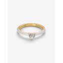 Anello White Chakra Heart Pandora ME Placcatura in Oro 14k - Pandora