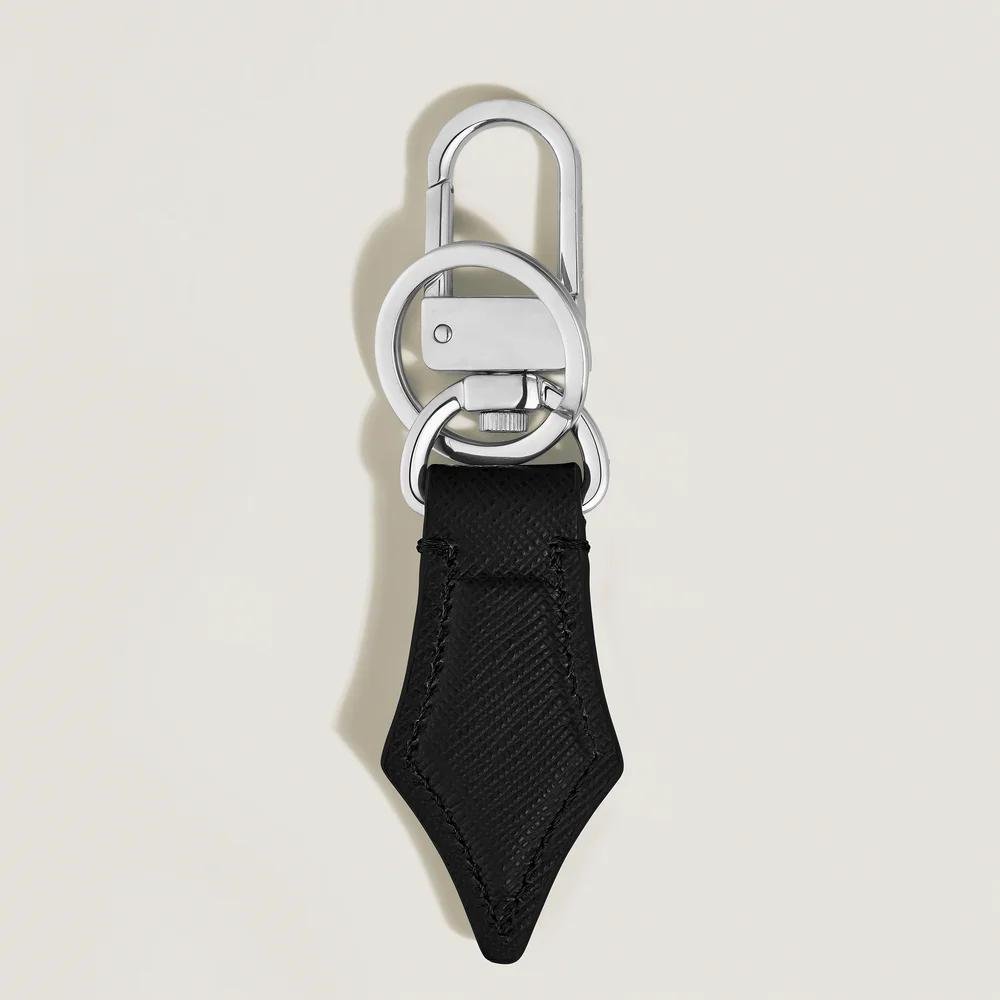 Montblanc - Portachiavi Pennino - Pelle Sartoriale - Nero
