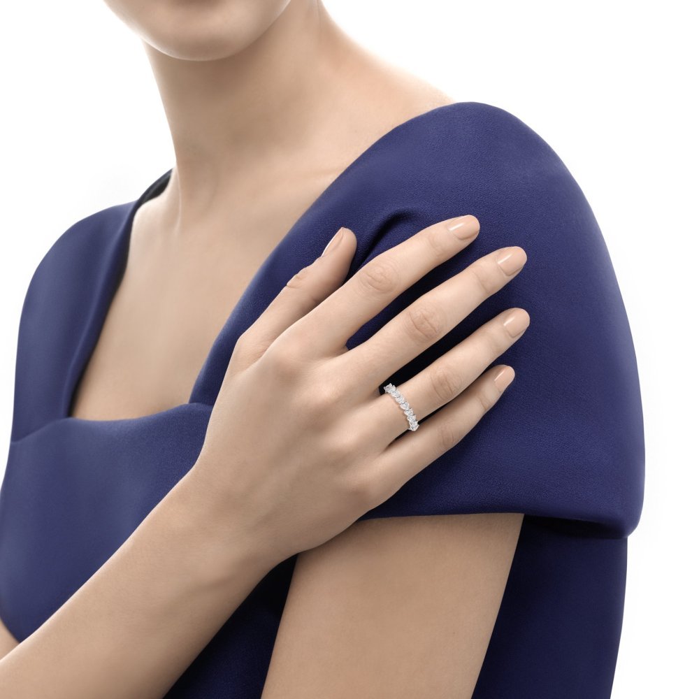 Recarlo - Anello Anniversary Love - Oro Bianco - Diamante