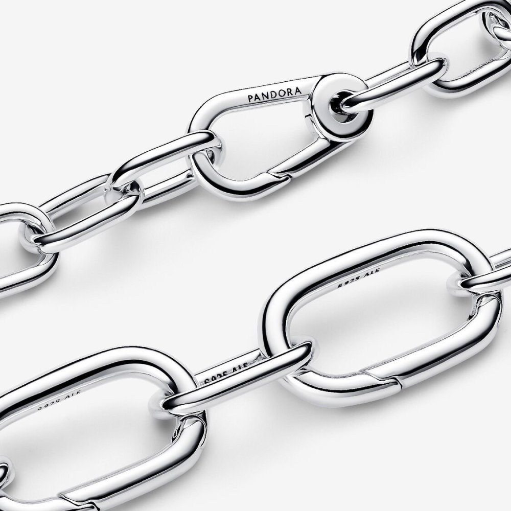 Bracciale Maglia Link Grande con 3 Link Apribili Pandora ME