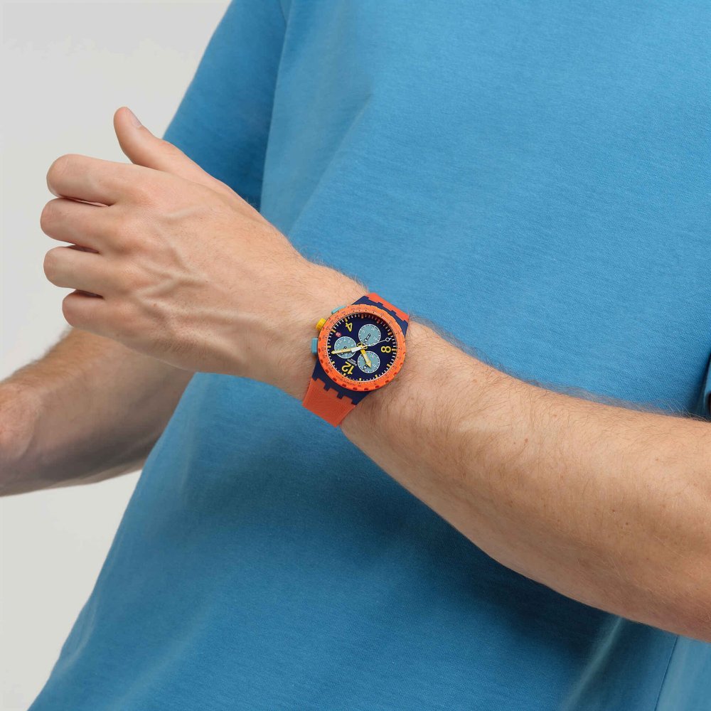 Swatch - Camo Flash - Silicone - Blu