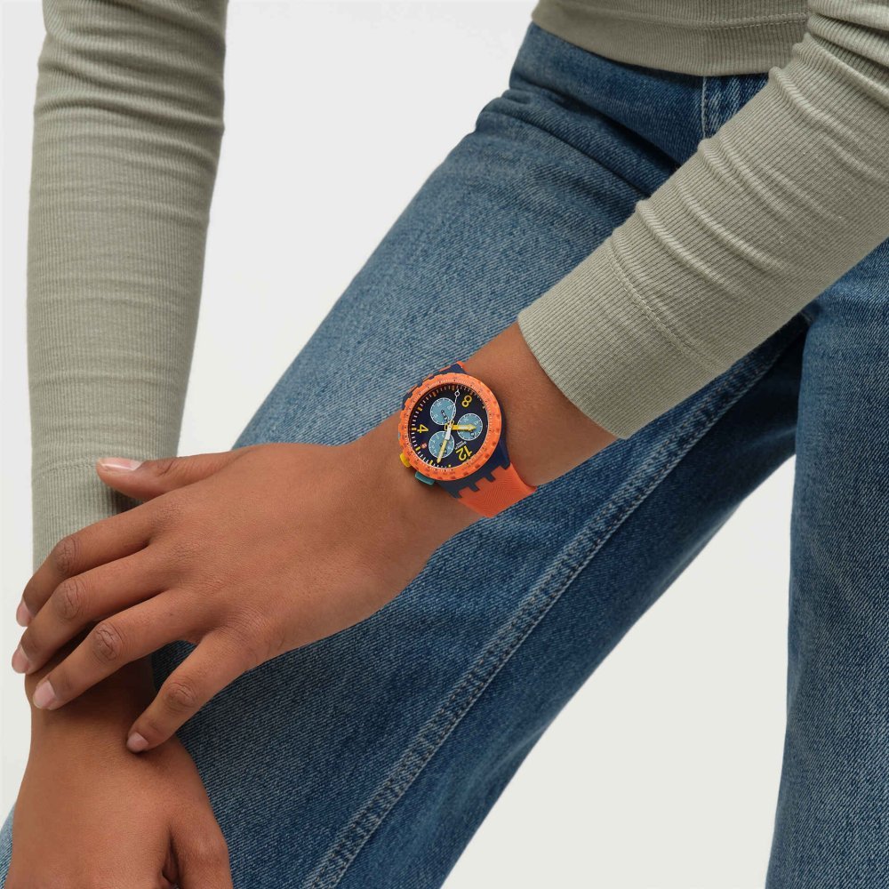 Swatch - Camo Flash - Silicone - Blu