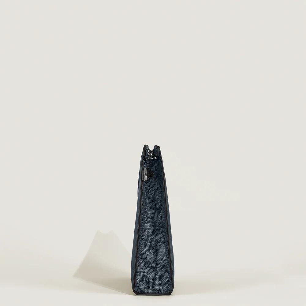 Montblanc - Pochette Sartorial - Pelle - Blu