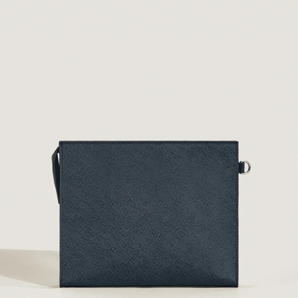 Montblanc - Pochette Sartorial - Pelle - Blu