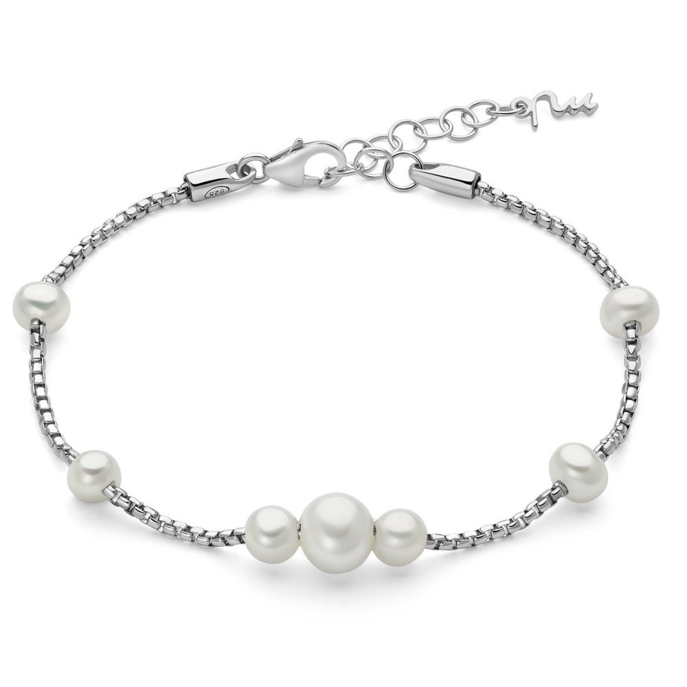Miluna - Bracciale Perle Oriente - Argento 925