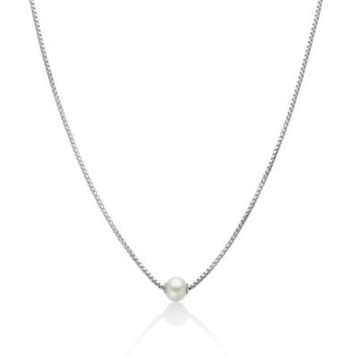 Miluna - Collana In Argento - Perla Oriente