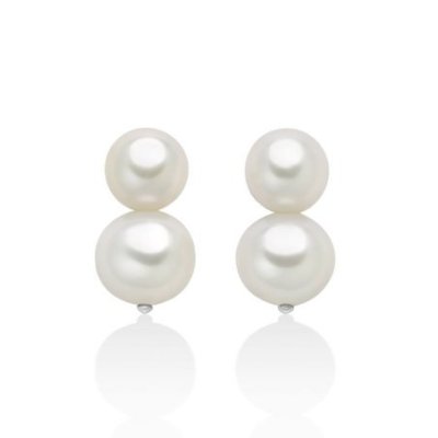 Miluna - Orecchini In Argento - Perle Vere