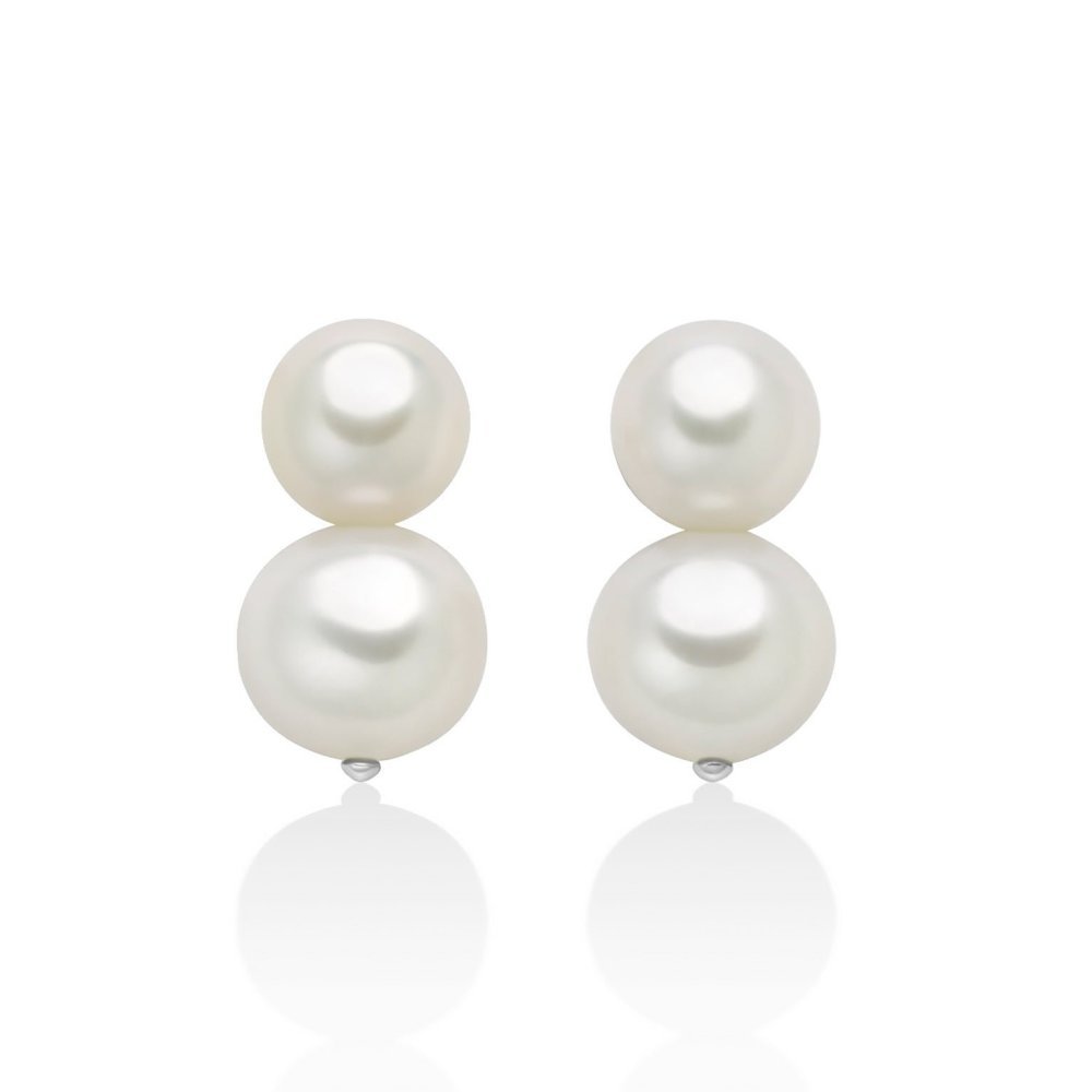Miluna - Orecchini In Argento - Perle Vere