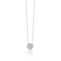 Miluna - Collana Punto Luce - Oro Bianco - Diamante