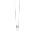 Miluna - Collana Punto Luce - Oro Bianco - Diamante