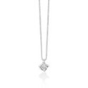 Miluna - Collana Punto Luce - Oro Bianco - Diamante
