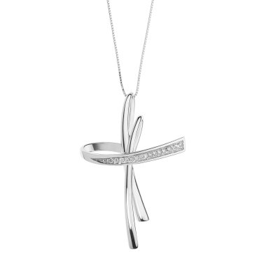Comete Gioielli - Collana Croisette - Oro Bianco - Donna