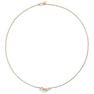 Dodo - Collana Nodo - Oro Rosa - Diamante
