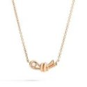 Dodo - Collana Nodo - Oro Rosa - Diamante