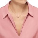 Dodo - Collana Nodo - Oro Rosa - Diamante