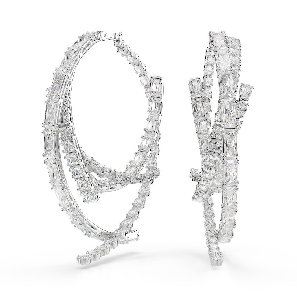 Swarovski - Orecchini Matrix - Zirconia - Rodio