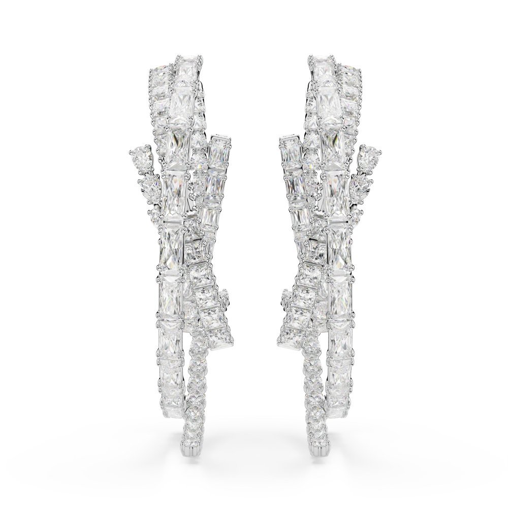 Swarovski - Orecchini Matrix - Zirconia - Rodio