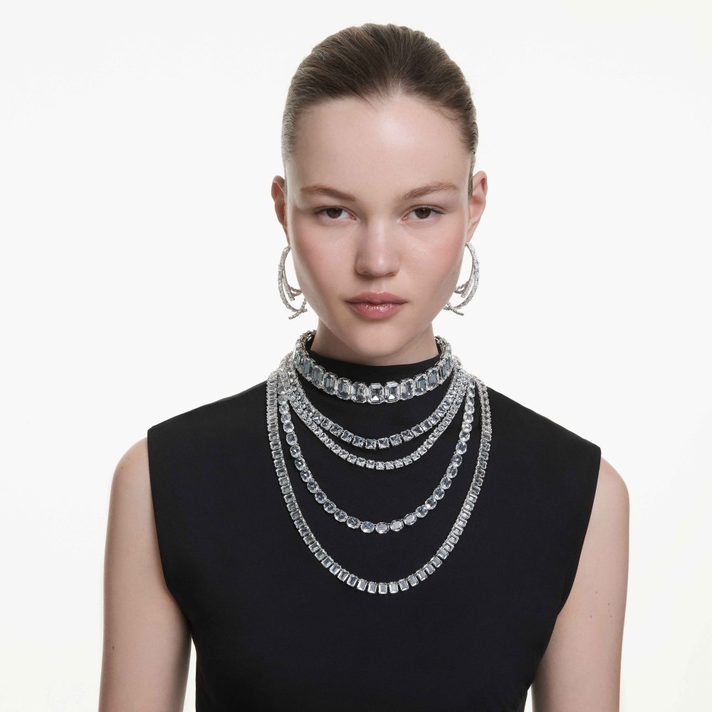 Swarovski - Orecchini Matrix - Zirconia - Rodio