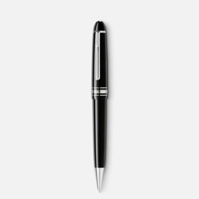 Montblanc - Penna Meisterstück - Resina Nera - Platino