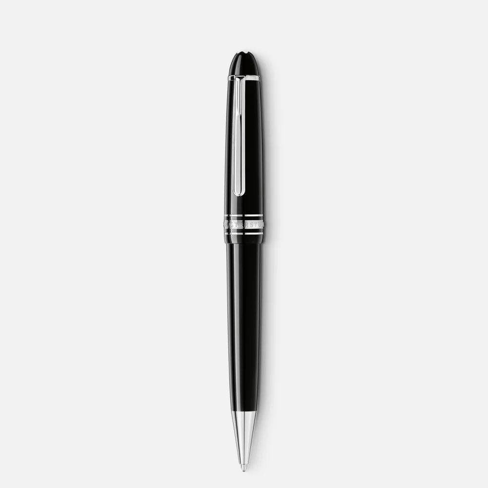 Montblanc - Penna Meisterstück - Resina Nera - Platino