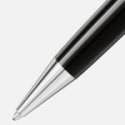 Montblanc - Penna Meisterstück - Resina Nera - Platino
