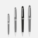 Montblanc - Penna Meisterstück - Resina Nera - Platino