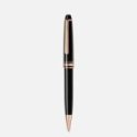 Montblanc - Penna Meisterstück - Resina Nera - Oro Rosa