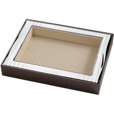 Atelier - Vuotatasche Alba - Legno - Argento