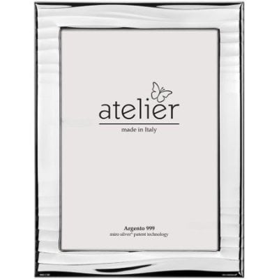 Atelier - Portafoto Alba - Argento Laminato - Legno
