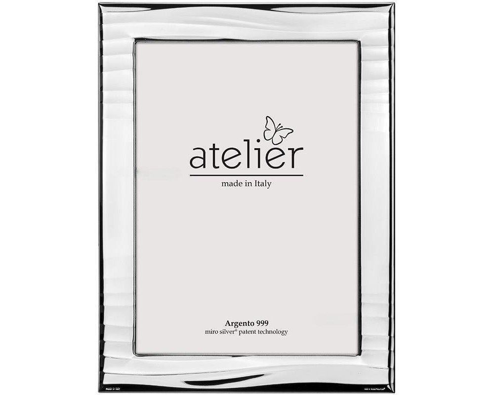 Atelier - Portafoto Alba - Argento Laminato - Legno