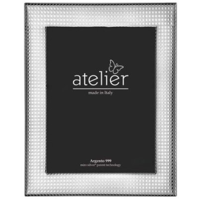 Atelier - Portafoto Clara - Argento - Legno
