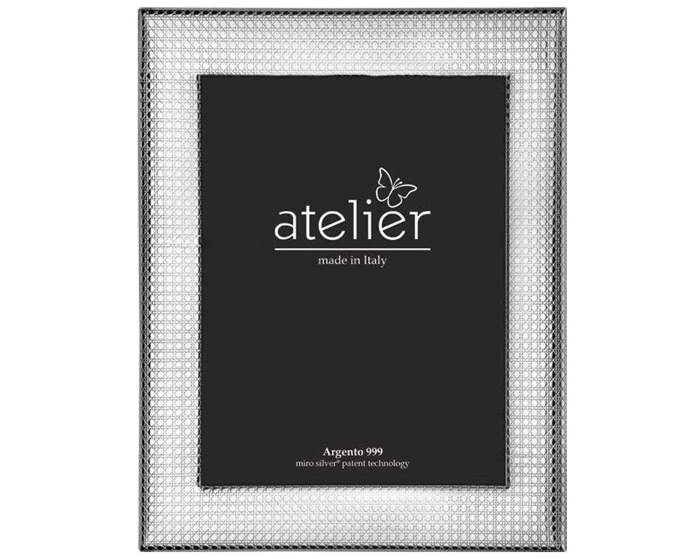 Atelier - Portafoto Clara - Argento - Legno