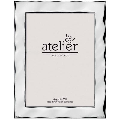 Atelier - Portafoto Gisele - Argento - Retro Legno