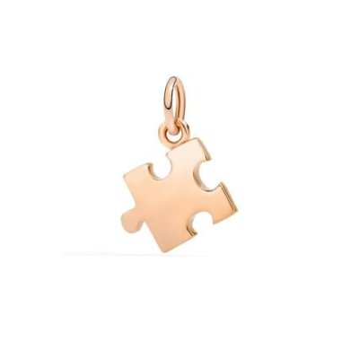 Dodo - Ciondolo Puzzle - Oro Rosa 9K - Charms