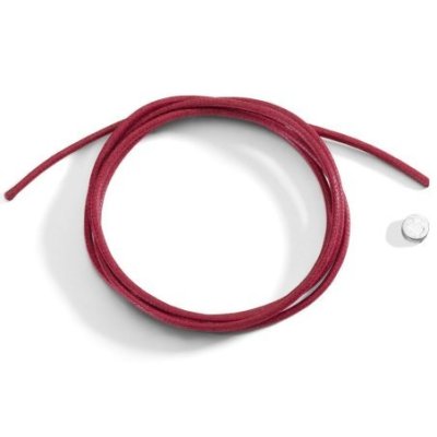 Dodo - Cordino Cotone Spesso - Argento - Bordeaux